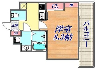 アーバネックス神戸水木通の物件間取画像